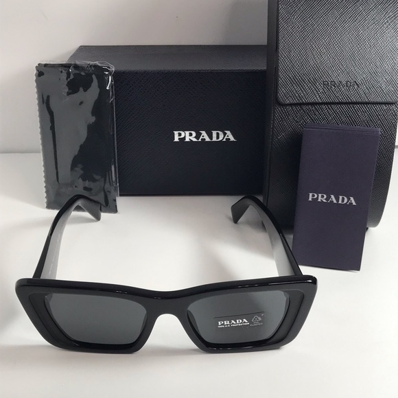 💯Authentic- New - PRADA PR 08YS SYMBOLE SUNGLASSES
BLACK - Picture 6 of 12